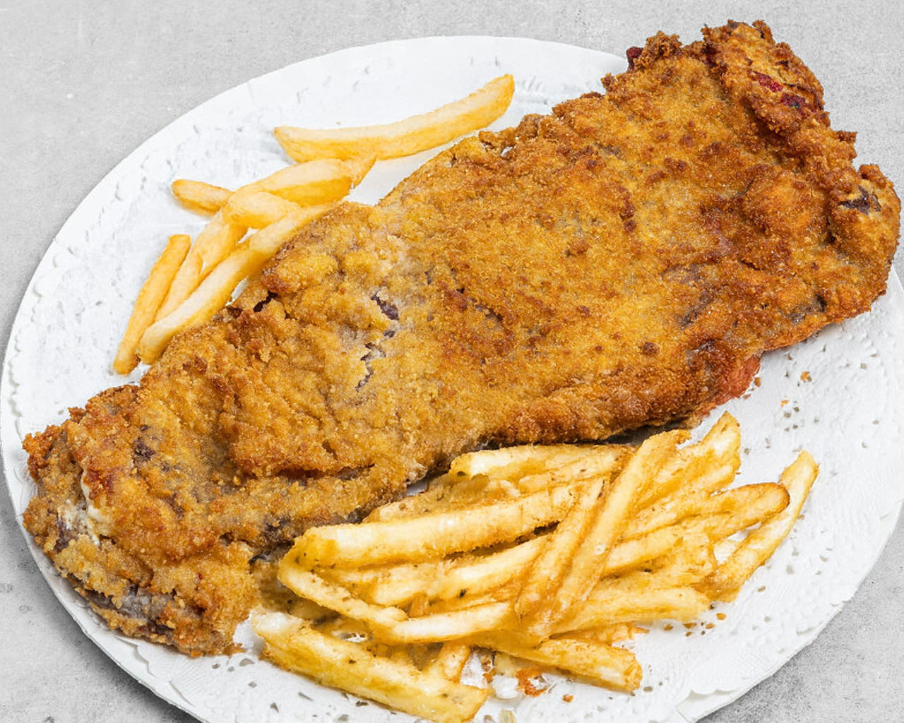 Cachopo con Patatas