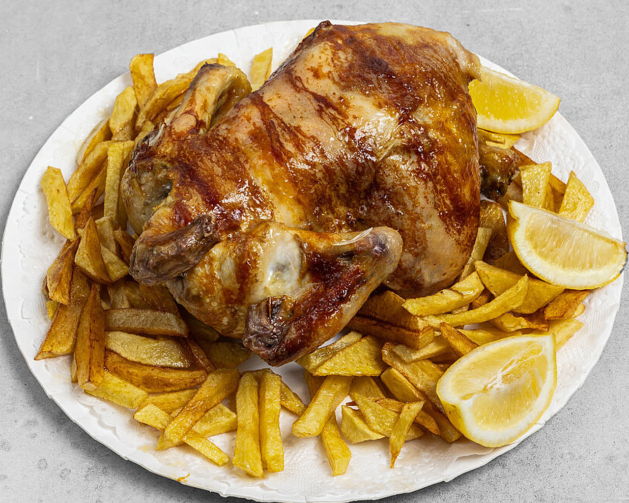 Pollo Asado con Patatas